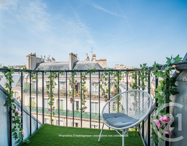 Appartement F1 à vendre - 1 pièce - 12.9 m2 - PARIS - 75010 - ILE-DE-FRANCE - Century 21 Bonsergent