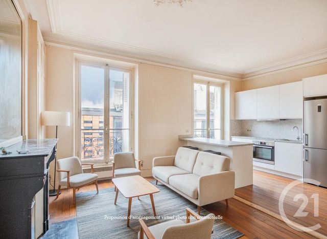 Appartement F2 à vendre - 2 pièces - 32.02 m2 - PARIS - 75010 - ILE-DE-FRANCE - Century 21 Bonsergent