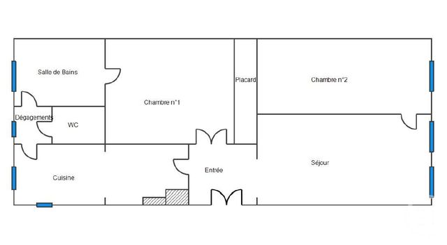 Afficher la photo en grand Appartement F3 à vendre - 3 pièces - 78.58 m2 - PARIS - 75010 - ILE-DE-FRANCE - Century 21 Bonsergent