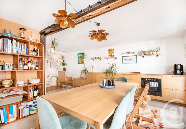 Afficher la photo en grand Appartement Duplex à vendre - 3 pièces - 57.77 m2 - PARIS - 75010 - ILE-DE-FRANCE - Century 21 Bonsergent