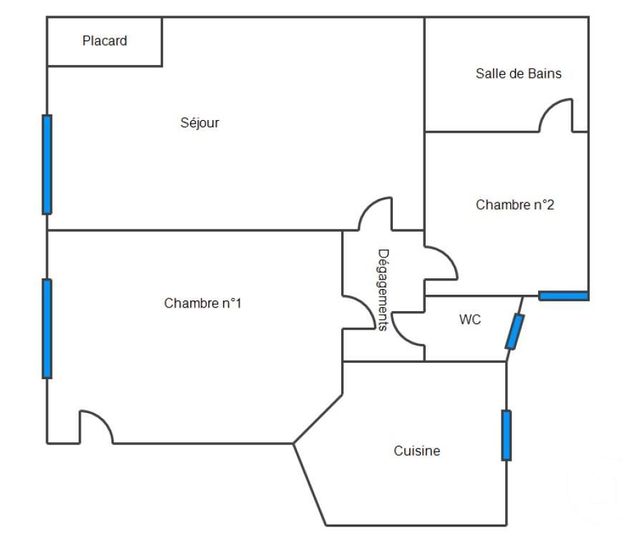 Appartement F3 à vendre - 3 pièces - 43.09 m2 - PARIS - 75010 - ILE-DE-FRANCE - Century 21 Bonsergent