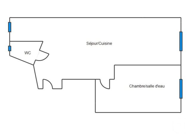 Appartement F2 à vendre - 2 pièces - 24.15 m2 - PARIS - 75010 - ILE-DE-FRANCE - Century 21 Bonsergent