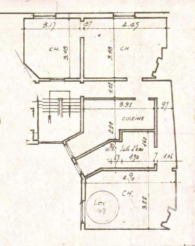 Appartement F3 à vendre - 3 pièces - 60.88 m2 - PARIS - 75010 - ILE-DE-FRANCE - Century 21 Bonsergent