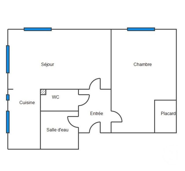 Appartement F2 à vendre - 2 pièces - 29.07 m2 - AUBERVILLIERS - 93 - ILE-DE-FRANCE - Century 21 Bonsergent