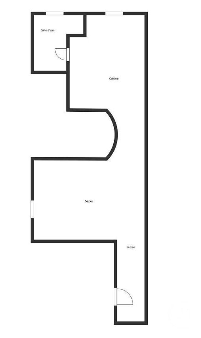 Appartement F1 à vendre - 1 pièce - 36.35 m2 - PARIS - 75010 - ILE-DE-FRANCE - Century 21 Bonsergent