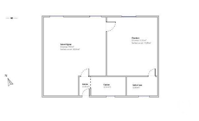Appartement F2 à vendre - 2 pièces - 39.0 m2 - PARIS - 75010 - ILE-DE-FRANCE - Century 21 Bonsergent